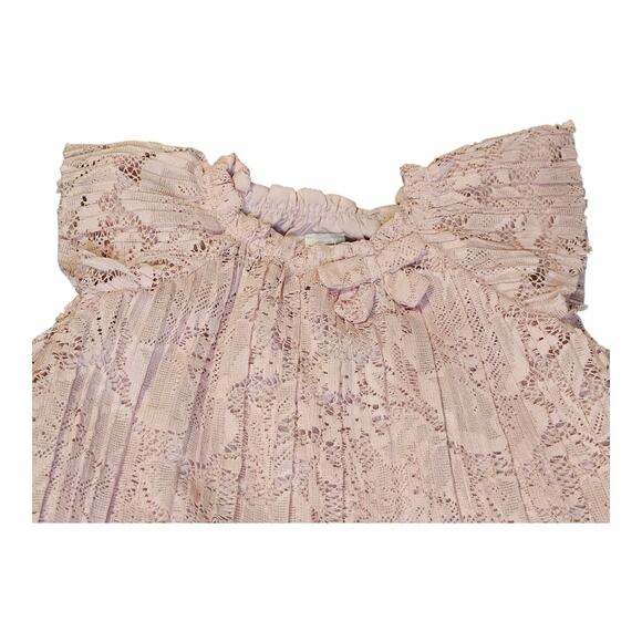 First Impressions & Carter’s Dresses Size 3–6 Months Light Pink & Peach Lace - Picture 5 of 6